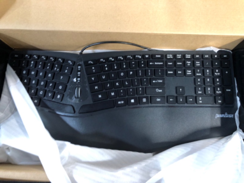 Photo 3 of Perixx Periduo-505, Wired USB Ergonomic Split Keyboard and Vertical Mouse Combo