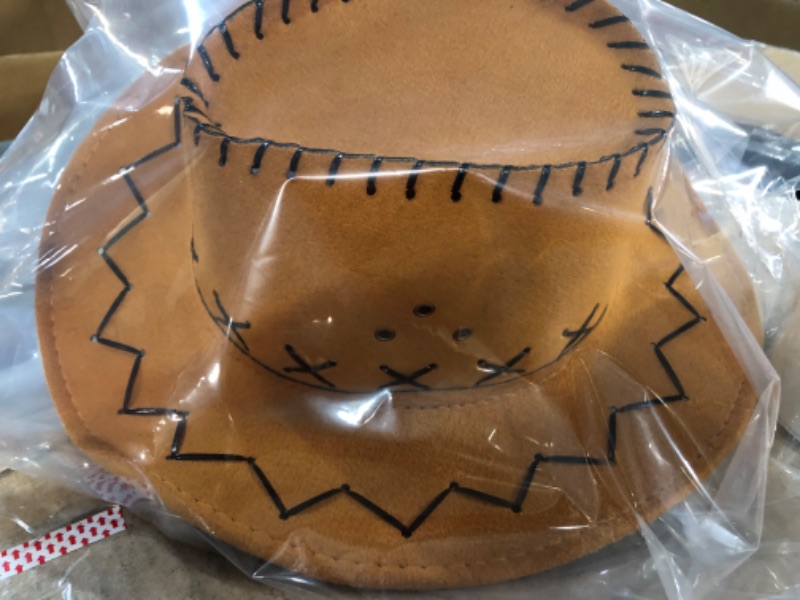 Photo 1 of Jokejojack Women&Men Western Cowboy Hat Light Brown