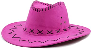 Photo 1 of Jokejojack Women&Men Western Cowboy Hat Pink