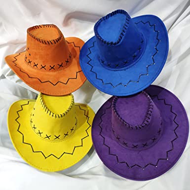 Photo 1 of Jokejojack Women&Men Western Cowboy Hat Blue