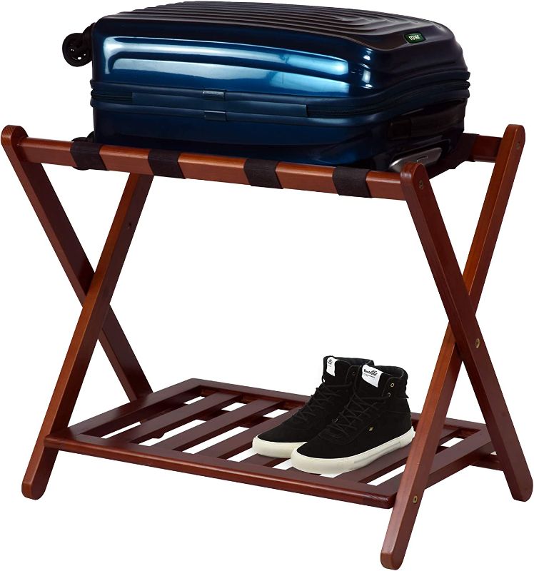 Photo 1 of  Luggage Rack, Walnut 26".75"X DX22.25"H