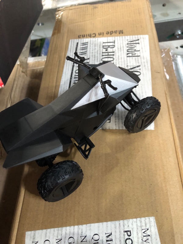Photo 1 of Hot Wheels RC 1:10 Tesla Cybertruck Radio-Controlled Truck & Electric CyberquadSpeeds to 12 MPH