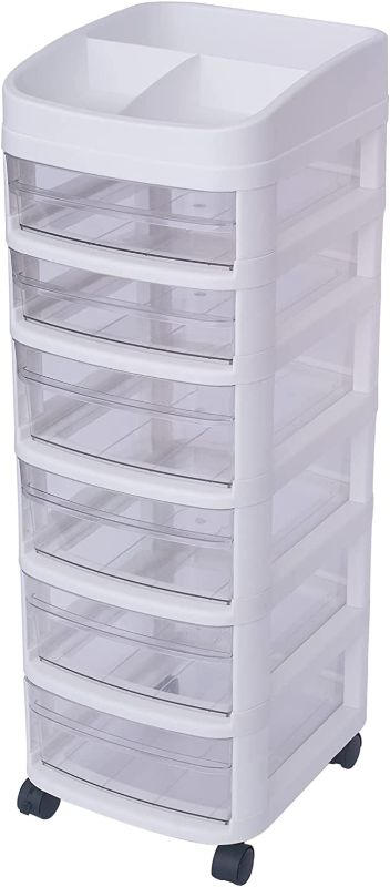 Photo 1 of [See Notes] Drawer Storage Cart Rolling Storage Cart Storage Drawer Cart