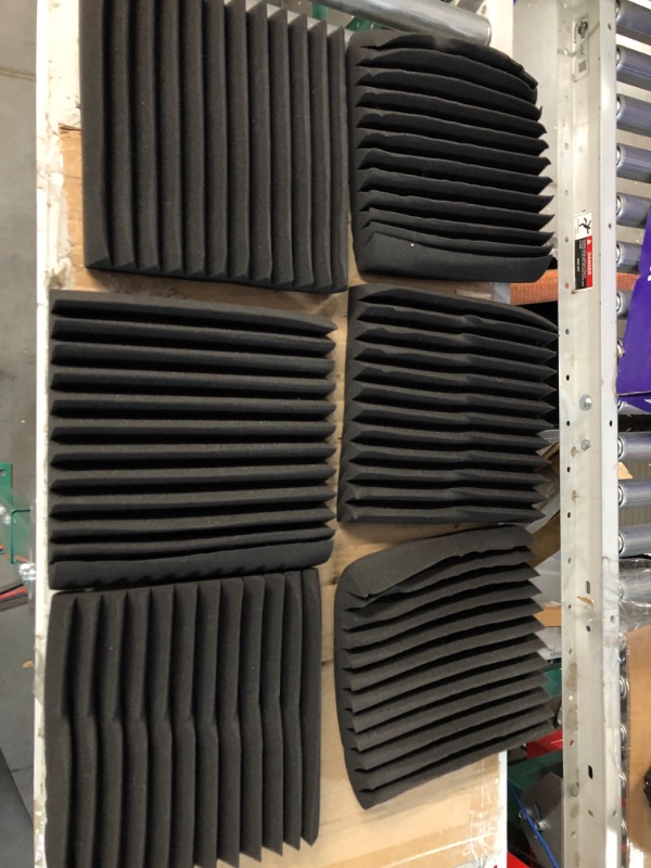 Photo 2 of [See Notes] Donner 11-Pack Acoustic Panels Sound Proof Foam Panels for Walls, 2" x 12" x 12"