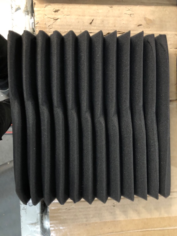 Photo 4 of [See Notes] Donner 11-Pack Acoustic Panels Sound Proof Foam Panels for Walls, 2" x 12" x 12"