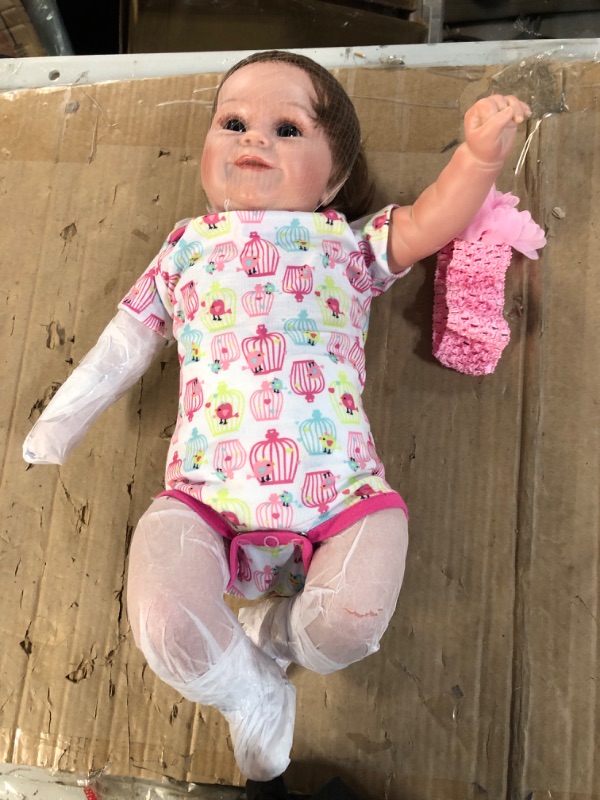Photo 3 of [Brand New]Adolly Gallery Reborn Baby Dolls 22 Inch Real Life Big Realistic Newborn Baby Doll 