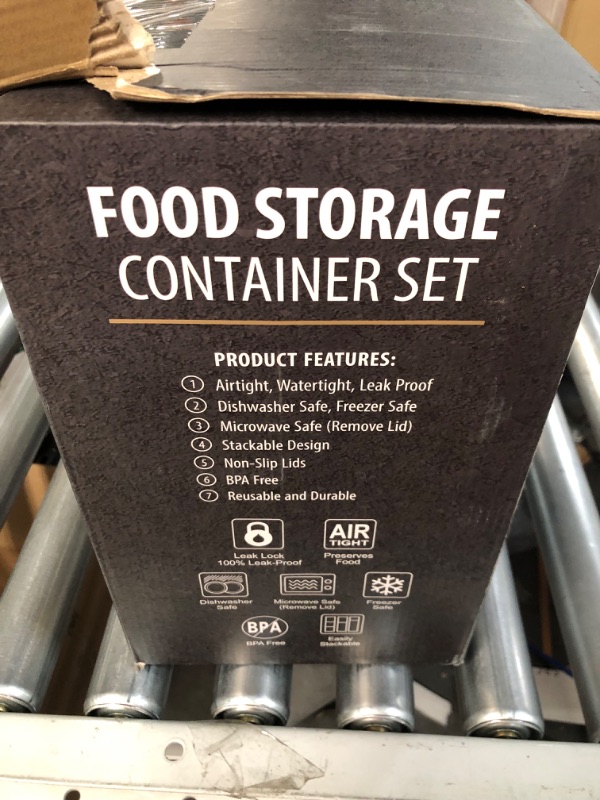 Photo 3 of **SEE NOTES**
24 Pack Airtight Food Storage Container Set 