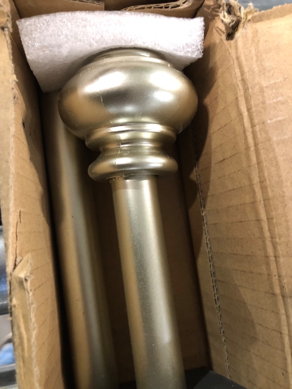 Photo 3 of [Like New] H.VERSAILTEX Window Curtain Rods for Windows 66 to 120 Inches - Nickel 