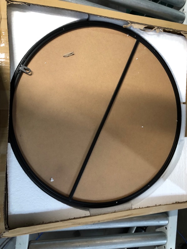 Photo 5 of [Brand New] 24 Inch Black Round Mirror for Wall
