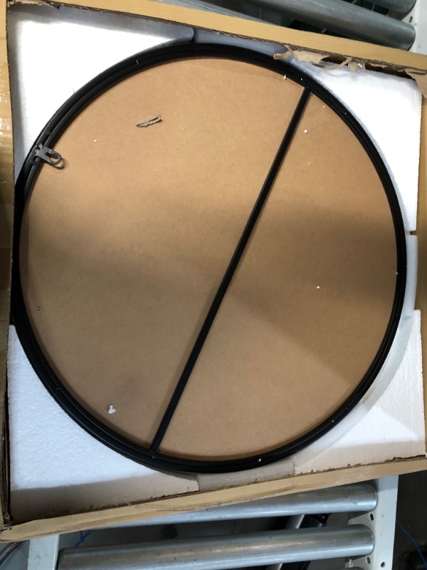 Photo 4 of [Brand New] 24 Inch Black Round Mirror for Wall