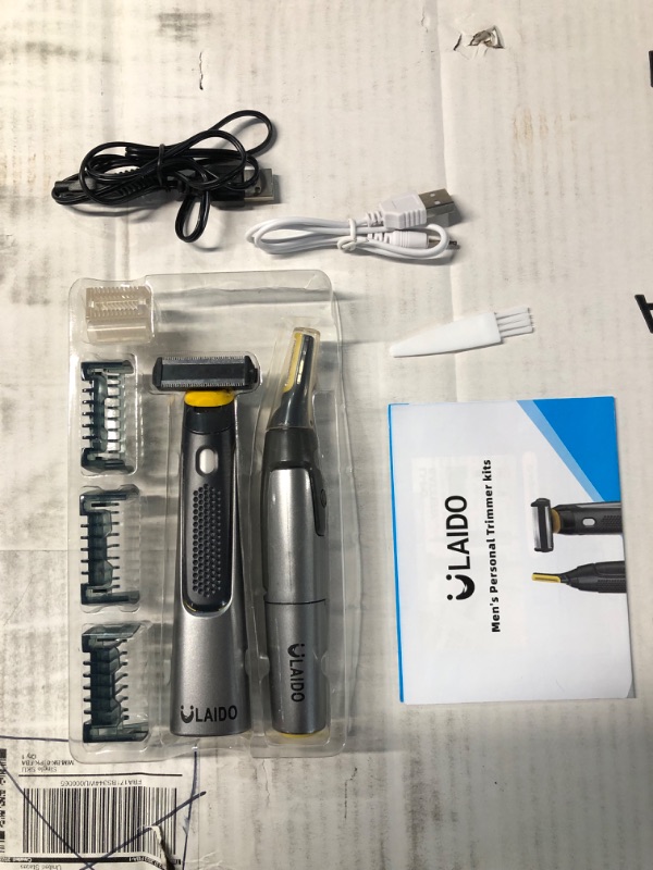 Photo 3 of [See Notes] ULAIDO Hair Trimmer for Men(Luxury), Rechargeable Solo Titanium Razor 