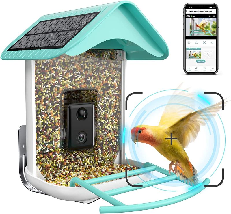 Photo 1 of [See Notes] Farmice Bird Feeder with Camera, Smart Bird Feeder Camera