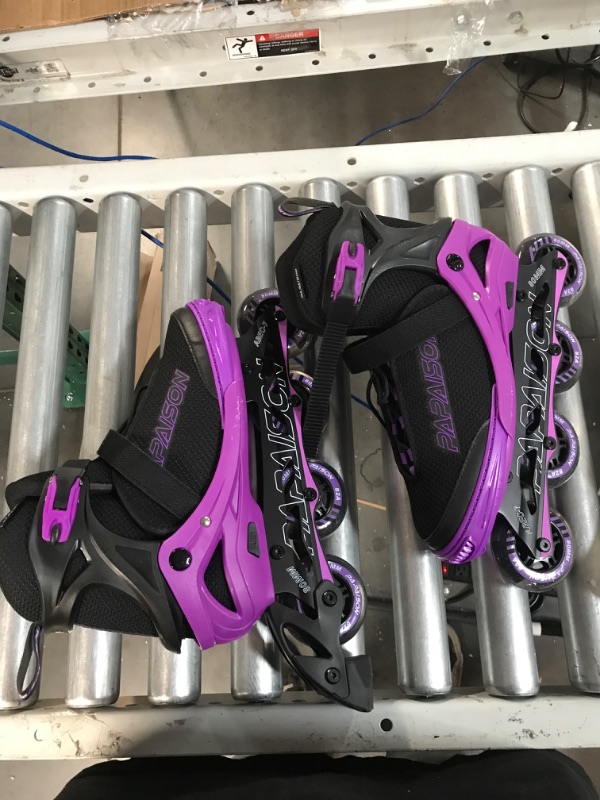 Photo 2 of [Minor Damage] 2PM SPORTS Vinal Girls Adjustable Flashing Inline Skates