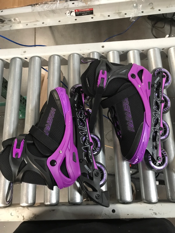 Photo 3 of [Minor Damage] 2PM SPORTS Vinal Girls Adjustable Flashing Inline Skates