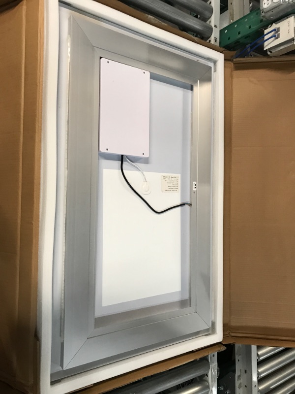 Photo 4 of [See Notes] Gmhehly LED Bathroom Mirror with Lights, 40x24 Inch LED Backlit + Smart Mirror