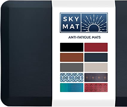 Photo 1 of [Like New] Sky Solutions Anti Fatigue Mat - 3/4" Cushioned  (32" x 20", Dark Blue)
