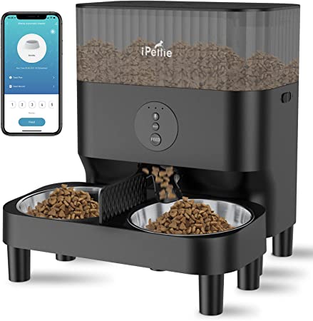 Photo 1 of [Brand New] iPettie Automatic Cat Feeder for Two Cats, 2.4G WiFi App Control, 5L/21 Cup Capacity