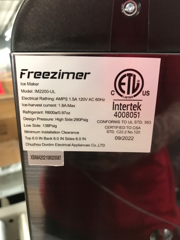 Photo 7 of [Working] Freezimer Ice Makers Countertop, 33Lbs/24 Hours, Portable Ice Maker Machine 