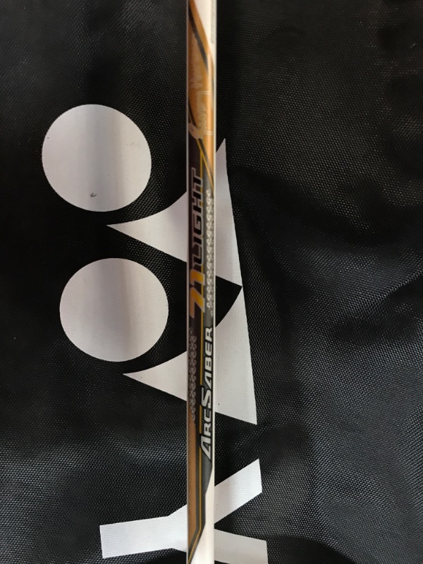Photo 5 of [Brand New] Yonex Arcsaber 71 Light Strung Badminton Racquet, 5UG4 - Gold
