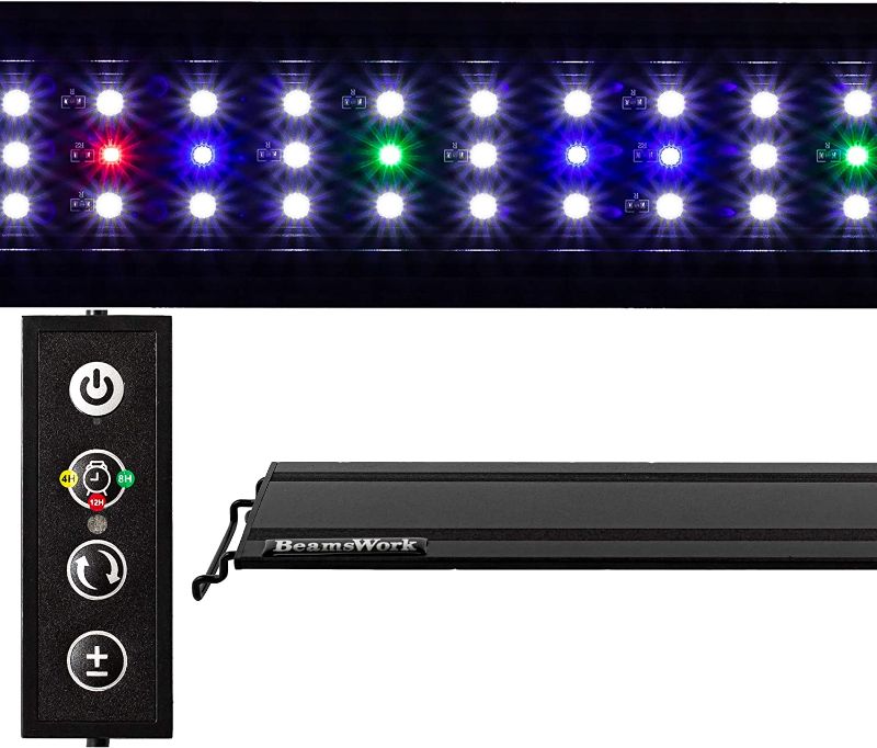 Photo 1 of BeamsWork Vivio Full Spectrum LED Timer Adjustable Dimmer Aquarium Fish Tank Light (48" - 54")
