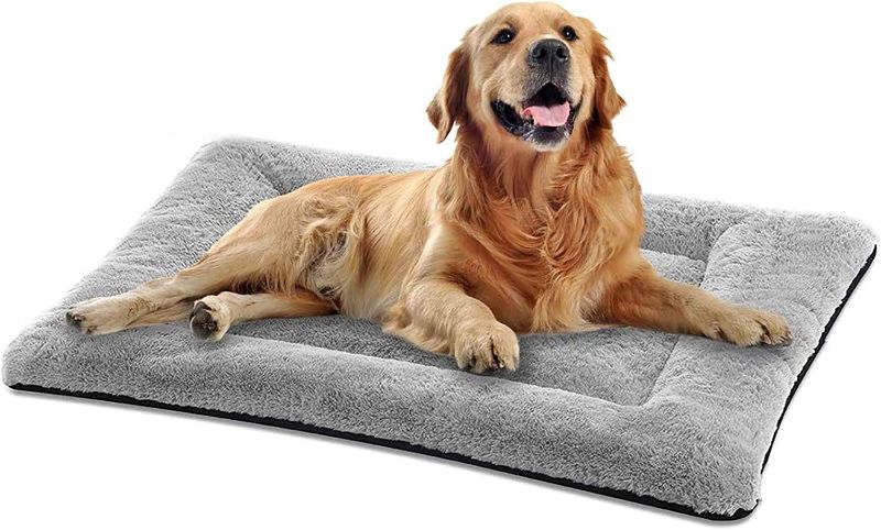 Photo 1 of [Used] IWA MARY Dog Bed Mat Soft Crate Pad (40'' x 27'' Grey)