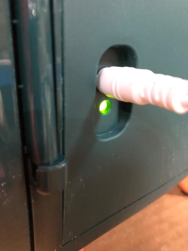 Photo 2 of [USED] KFO Mini Beauty Refrigerator Skincare Fridge 6L  Dark Green