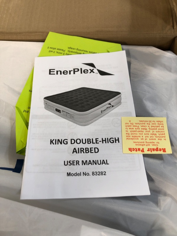 Photo 2 of [USED] EnerPlex Air Mattress with Built-in Pump -  King 18 Inch