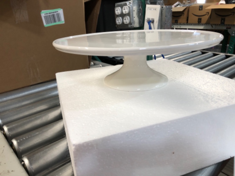 Photo 1 of [USED] Sweese 709.101 12-Inch Porcelain Cake Stand, Round Dessert Stand, White Cupcake Stand for Parties