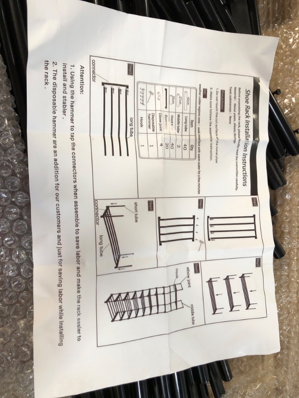 Photo 2 of [USED] FIDUCIAL HOME 10 Tiers Shoe Rack 20-25 Pairs Sturdy Shoe Shelf