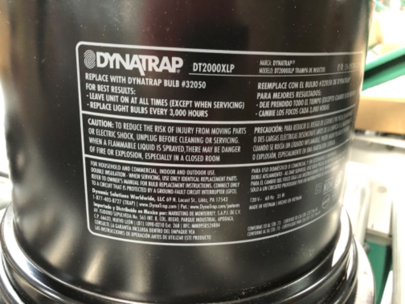 Photo 3 of [USED] DynaTrap Insect Trap (DT2000XLP)