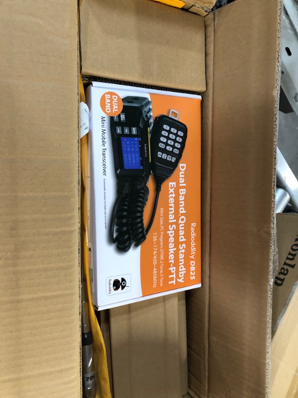 Photo 1 of STOCK PHOTO OF SIMILAR PRODUCT 
QYT KT-980PLUS 50 Watt Dual Band Four Display Car Mobile Radio VHF/UHF 144-148/420-450MHz 