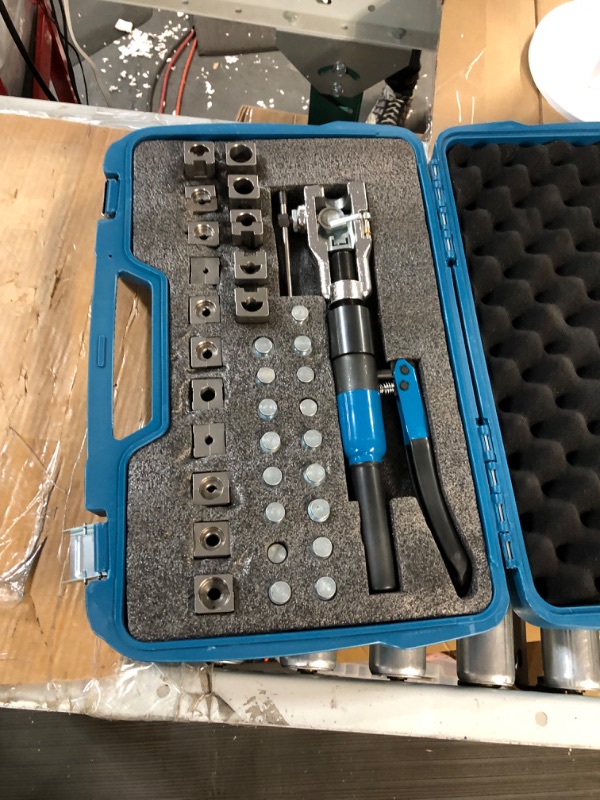 Photo 2 of TEMCo Industrial Universal Automotive Tube Flaring Tool Set (Includes Push Connect, Double Flare, 