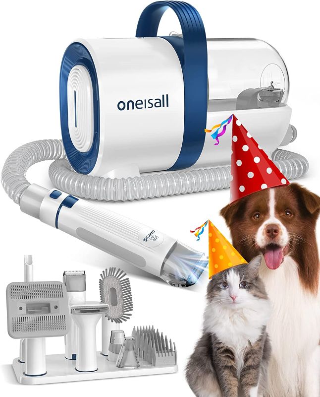 Photo 1 of oneisall Dog Hair Vacuum & Dog Grooming Kit