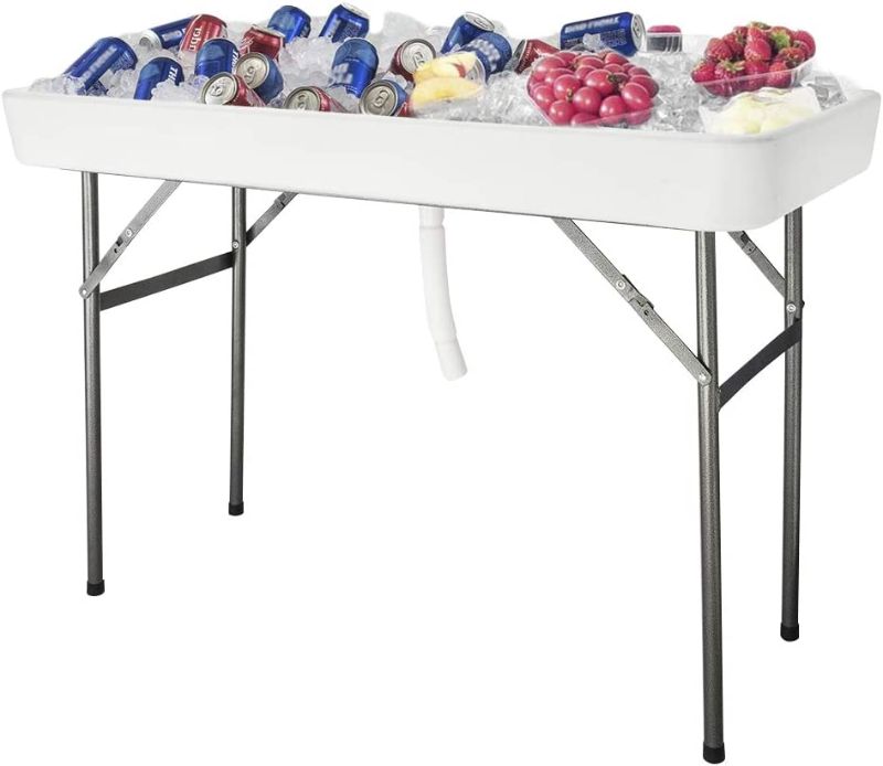 Photo 1 of 4 Foot Party Ice Cooler Folding Table