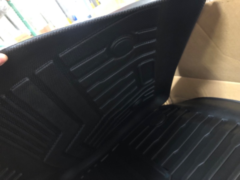 Photo 2 of (6 Pack) Tesla Model Y Floor Mats 2023 2022 2021 2020 3D Full Cover Front Rear Trunk Mats Custom 