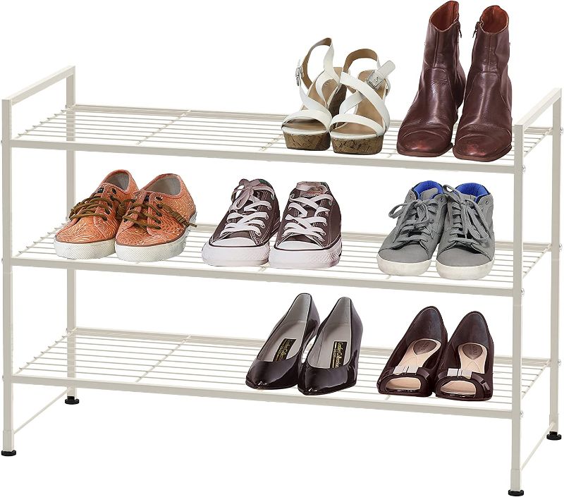 Photo 1 of *DAMAGED** GENERIC SHOE RACK-- WHITE