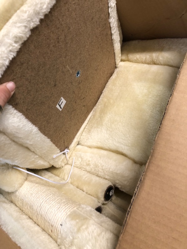 Photo 1 of *STOCK PHOTO IS REFERENCE ONLY* Cat Tree with Sisal Scratching Posts, Cat Tower with Scratching Board