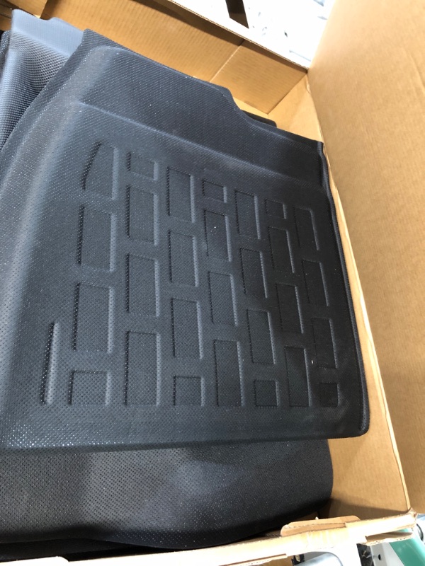 Photo 2 of Floor Mats for Tesla Model 3 2023/2022/ 2021, All Weather Waterproof Floor Liners Anti-Slip Driver Passenger Rear Seat Frunk Trunk Mat Cargo Liner (6+1 Pieces) Model3 7Pack