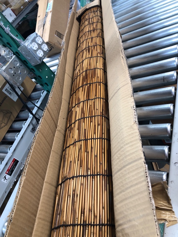 Photo 2 of **USED**ZNCMRR Natural Reed Fencing Rolls,4FT X 16.4FT Eco-Friendly Reed Screen Curtain Balcony Reed Fence Bamboo Screen4FT-Brown