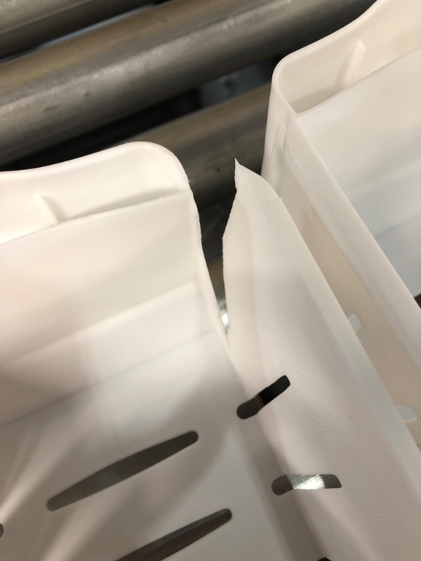 Photo 1 of Lavish Home Slim Slide Out White Kitchen Cart