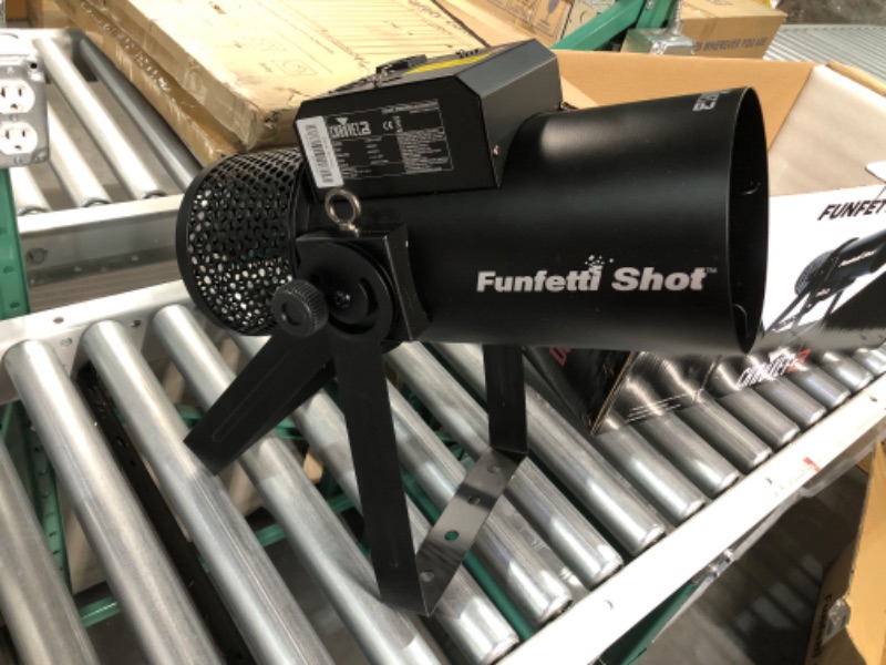 Photo 2 of *UNTESTED* CHAUVET DJ FunFetti Shot Professional Confetti Launcher w/Wireless Remote for Concerts, Parties, and Special Events