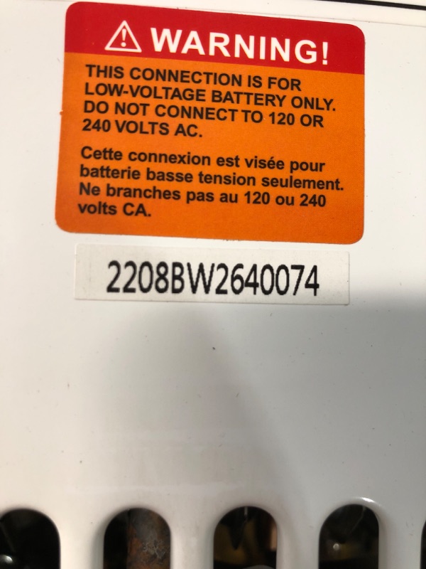 Photo 3 of *UNTESTED* Camplux 2.64 GPM Propane Portable Gas Water Heater, Outdoor Tankless Camping Water Heater with Digital Display, White