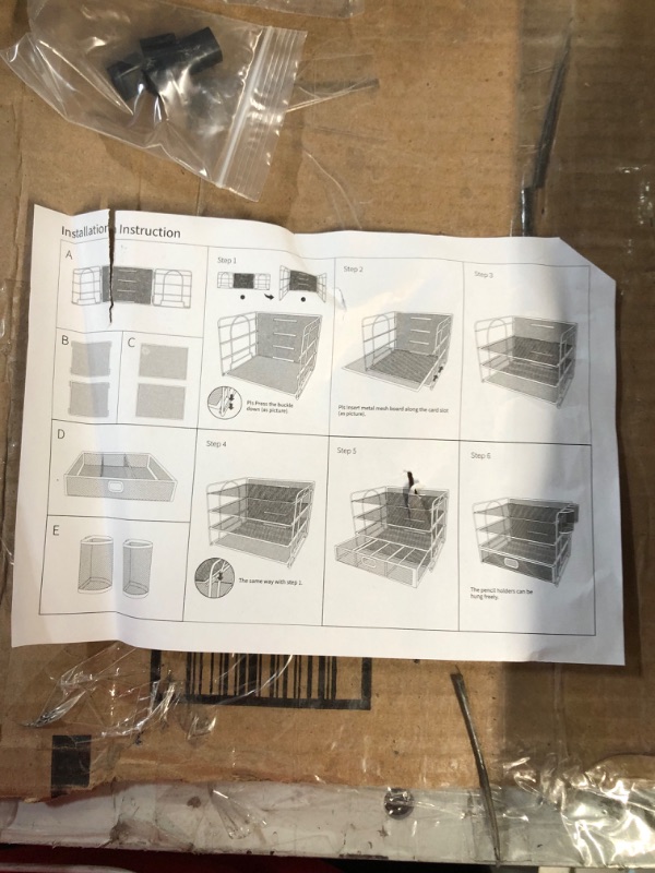 Photo 3 of *SEE NOTES 4-Trays File Organizer with Pen Holder