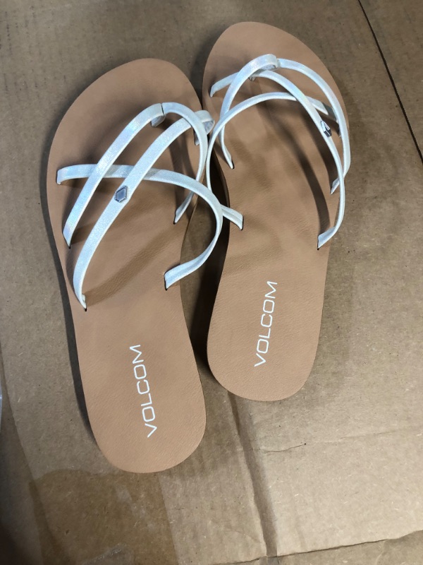 Photo 1 of *SEE NOTES Volcom Women's New School Flip Flop Sandal 8 Glow