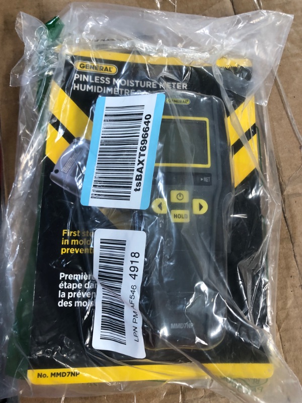 Photo 2 of *SEE NOTES General Tools MMD7NP Digital Moisture Meter & Etekcity Infrared Thermometer 1080 (Not for Human) Temperature Gun Non-Contact Digital Lasergrip -58?~1022? (-50??550?), Yellow and Black