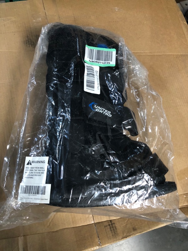 Photo 1 of *SEE NOTES United Ortho Short Air Cam Walker Fracture Boot, Large, Black