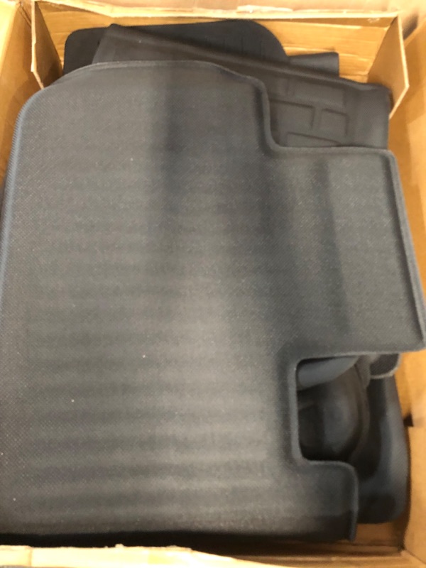 Photo 2 of BASENOR 8PCS Tesla Model Y Floor Mats 3D Full Set Interior Liners All-Weather Anti-Slip Waterproof Frunk & Rear Trunk Mat Accessories 