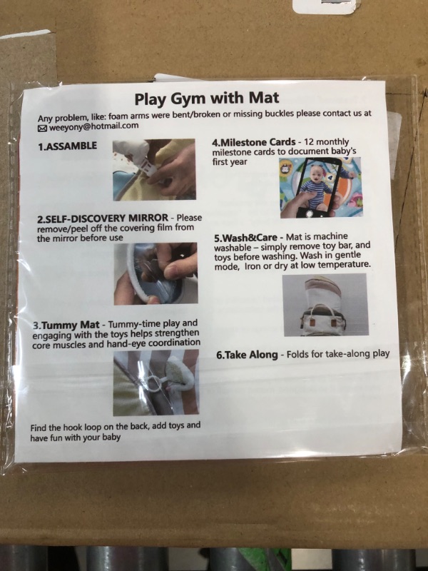 Photo 1 of *SEE NOTES* PLAY GYM WITH MAT 