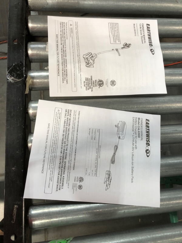 Photo 8 of *SEE NOTES* Earthwise Power Tools by ALM 20-Volt 12-Inch Cordless Electric Snow Thrower 