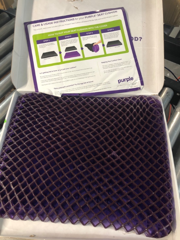 Photo 2 of Purple Royal Seat Cushion - Seat Cushion for The Car Or Office Chair